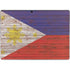 Philippines Flag Dark Wood Surface Pro 9 Skin